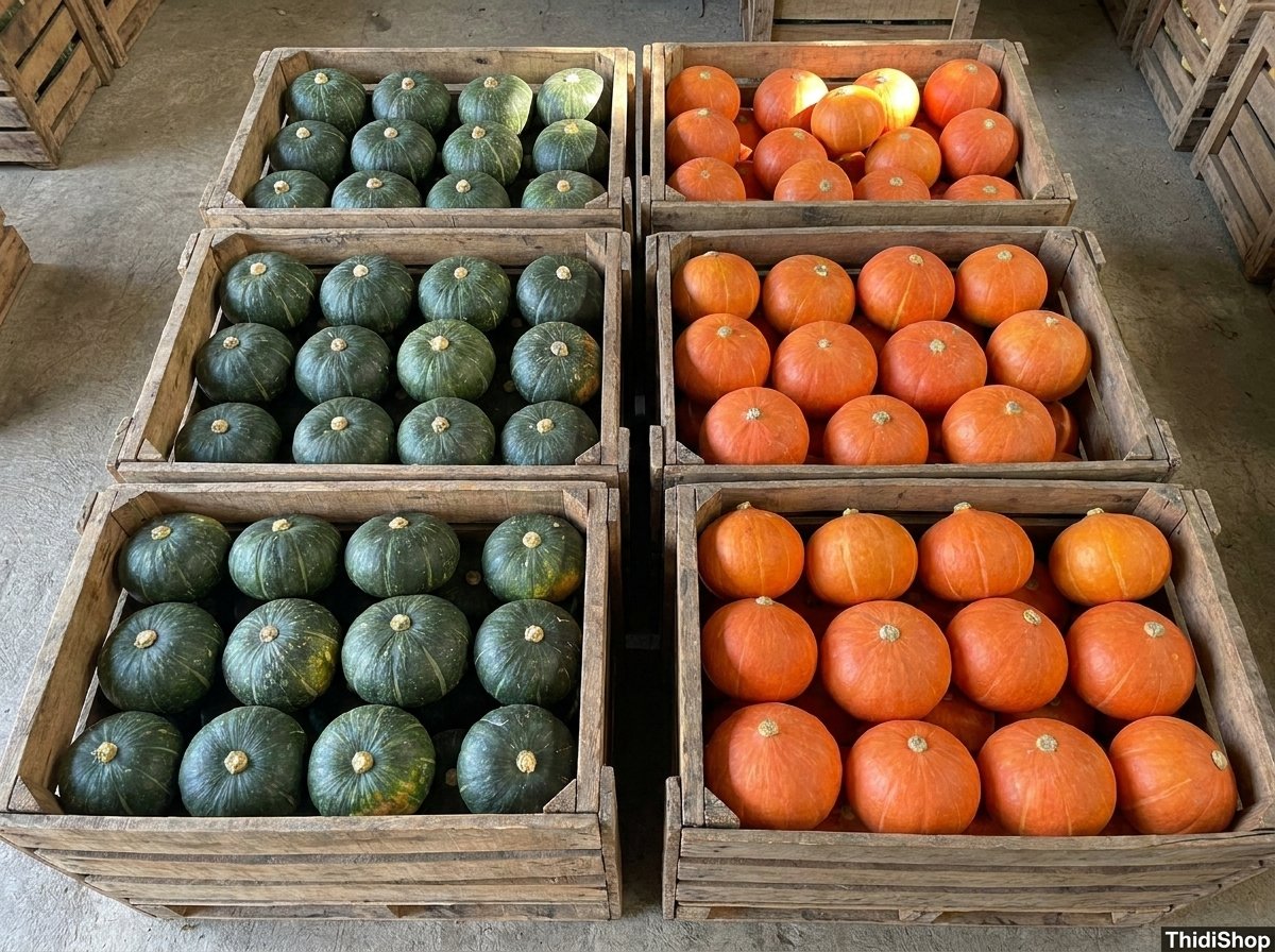 Harga Grosir Distributor Labu Jepang & Spesifikasi Kabocha Hijau-Oren