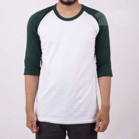 Produk Kaos Reglan 3/4 Kualitas Premium (Ukuran XXL) - Gambar 2