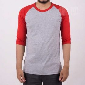Produk Kaos Reglan 3/4 Kualitas Premium (Ukuran XXL) - Gambar 6