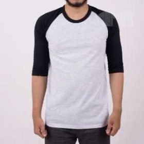 Produk Kaos Reglan 3/4 Kualitas Premium (Ukuran XXL) - Gambar 8