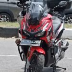jual honda adv 150 abs merah hitam full modif bandung dan cimahi