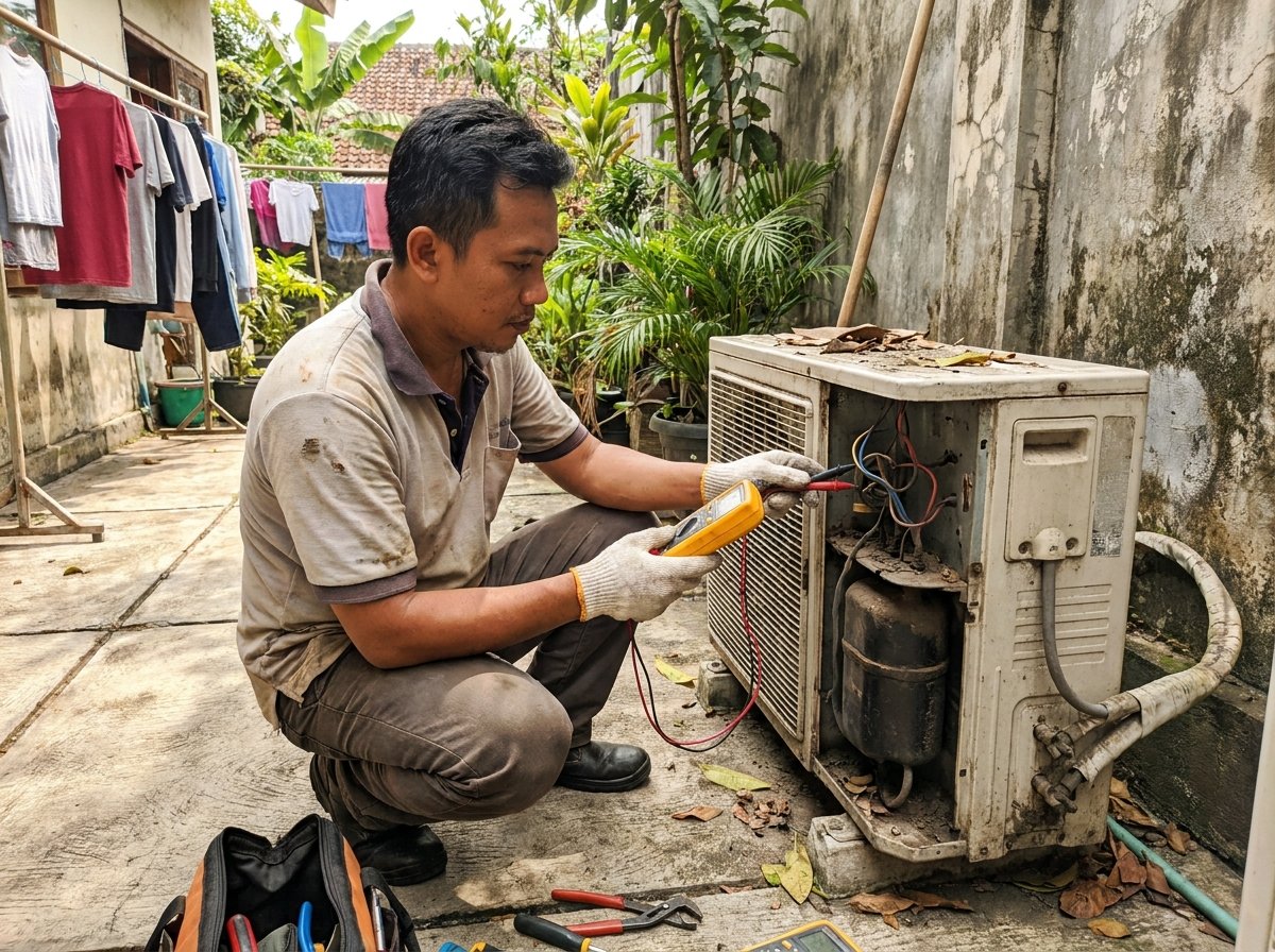 Legitimasi Layanan dan Keamanan Kelistrikan Teknisi AC cimahi